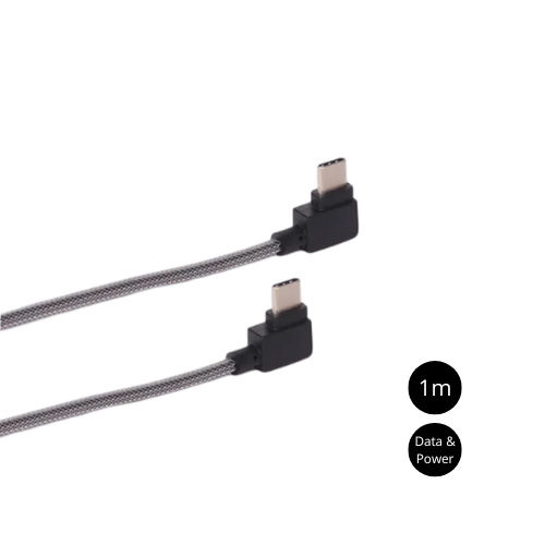 90-Degree USB-C Charging and data cable – 1m/3ft  Durable and Efficient